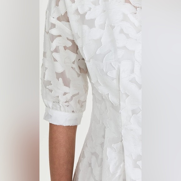 Club Monaco Sculptural Sleeve Lace Dress - Picture 2 of 4